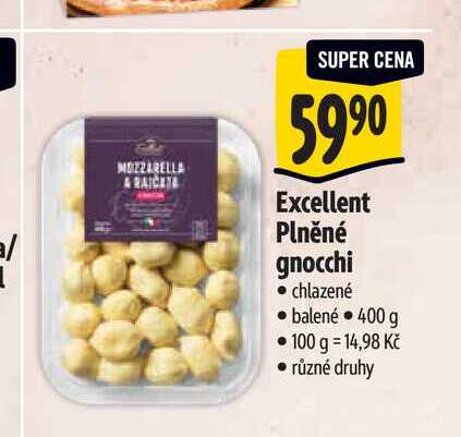  Excellent Plněné gnocchi  400 g