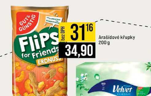 Arašídové křupky 200 g