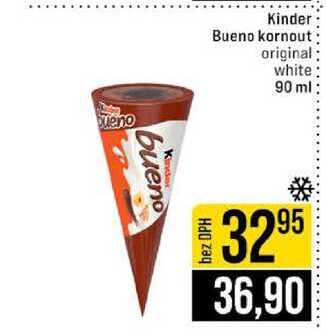 Kinder Bueno kornout original white 90 ml