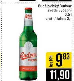 Budějovický Budvar světlé výčepní 0,5l