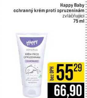 Happy Baby ochranný krém proti opruzeninám zvláčňující 75 ml