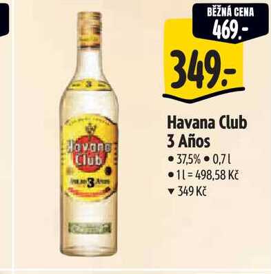 Havana Club 3 Años 0,7 l