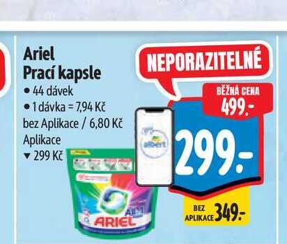 Ariel Prací kapsle 44 dávek 