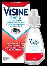 Visine Rapid 0,5 mg/ml oční kapky, roztok