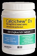 Calcichew D3 500 mg/200 IU žvýkací tablety