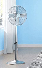 STOJANOVÝ VENTILÁTOR SV 45-40, VZHLED CHROMU, PR. 40 CM