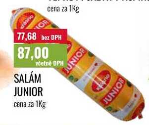 SALÁM JUNIOR cena za 1Kg 