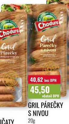 GRIL PÁREČKY S NIVOU 270g