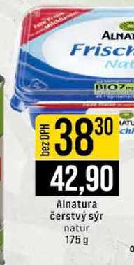 Alnatura čerstvý sýr natur 175 g