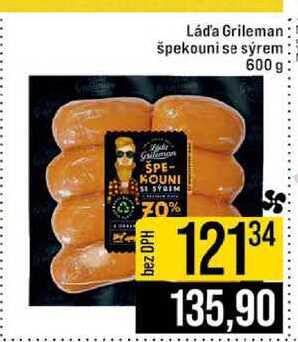 Láda Grileman špekouni se sýrem 600 g