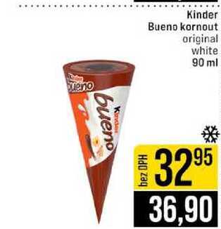 Kinder Bueno kornout original white 90 ml