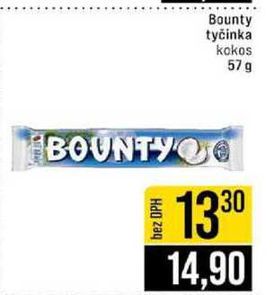 Bounty tyčinka kokos 57 g 