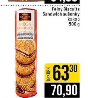 Feiny Biscuits Sandwich sušenky kakao 500 g
