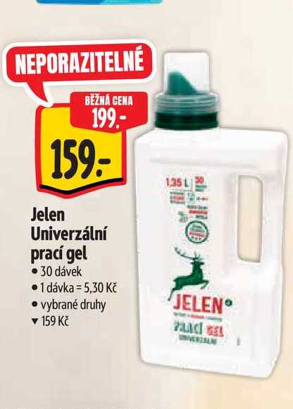 Jelen Univerzální prací gel 30 dávek