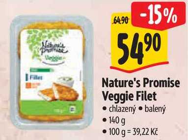 Nature's Promise Veggie Filet, 140 g
