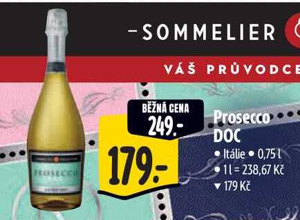 Prosecco DOC, 0,75 l