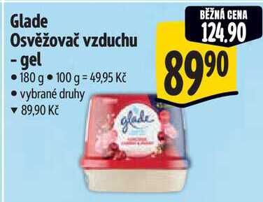 Glade Osvěžovač vzduchu - gel, 180 g