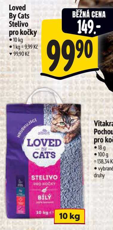 Loved By Cats Stelivo pro kočky, 10 ks