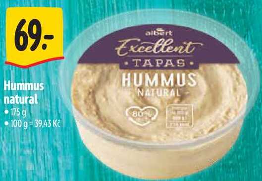Hummus natural, 175 g