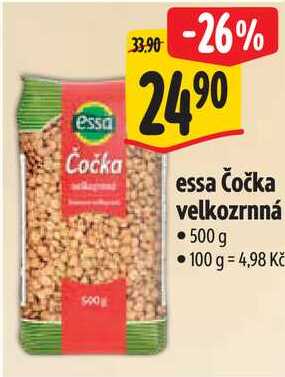 essa Čočka velkozrnná, 500 g