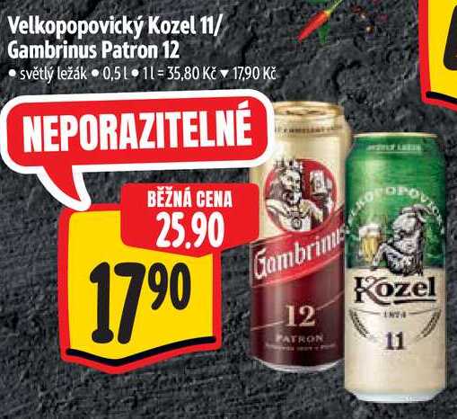 Gambrinus Patron 12, 0,5 l