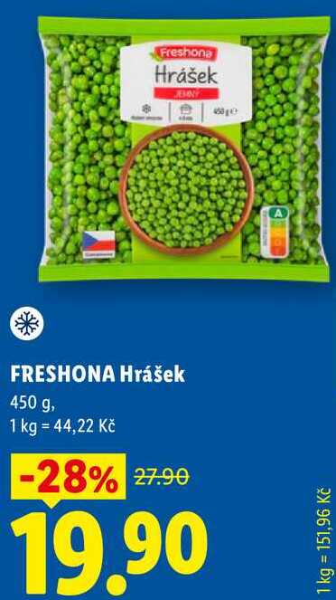 FRESHONA Hrášek, 450 g