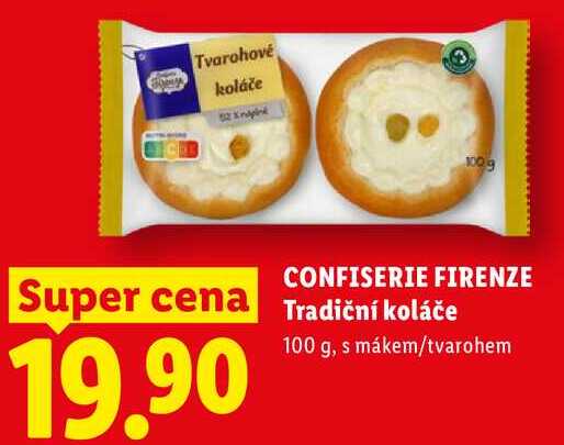 CONFISERIE FIRENZE Tradiční koláče, 100 g