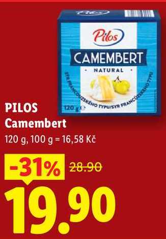 PILOS Camembert, 120 g