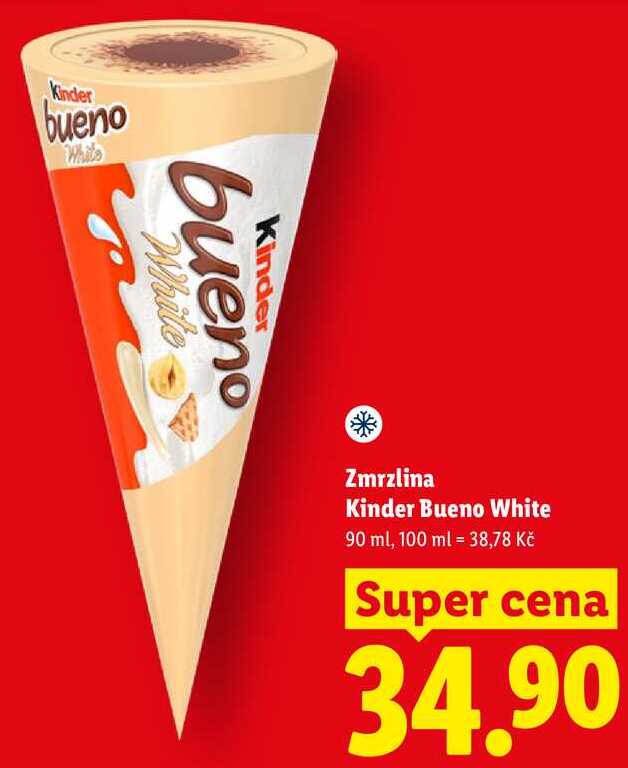 Zmrzlina Kinder Bueno White, 90 ml
