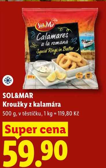 SOL&MAR Kroužky z kalamára, 500 g