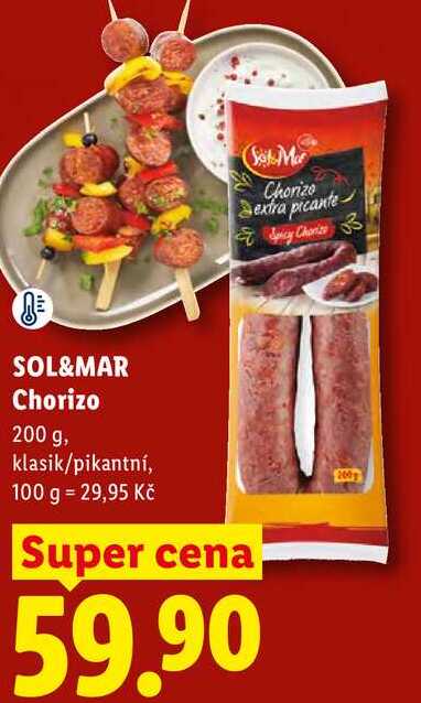 SOL&MAR Chorizo, 200 g