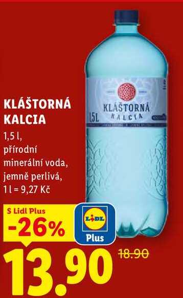 KLÁŠTORNÁ KALCIA, 1,5 l
