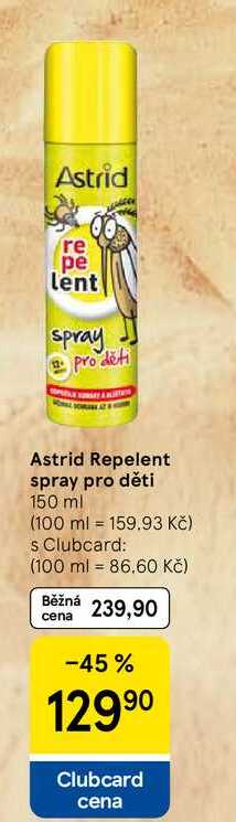 Astrid Repelent spray pro děti, 150 ml