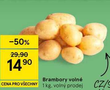 Brambory volné, 1 kg
