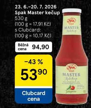 Spak Master kečup, 530 g