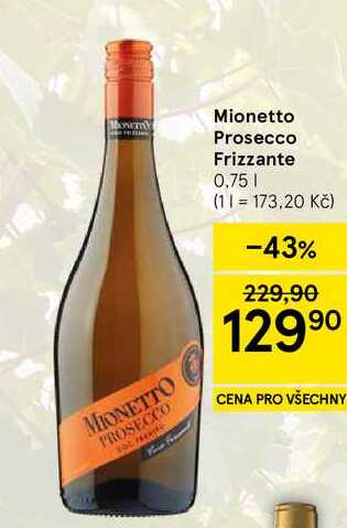 Mionetto Prosecco Frizzante, 0,75 l