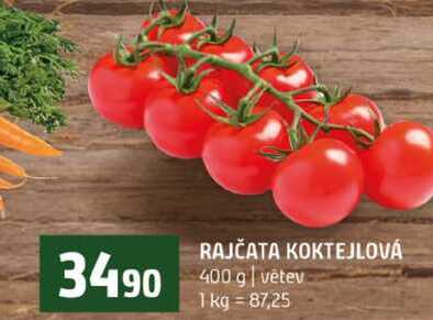 RAJČATA KOKTEJLOVÁ 400 g větev
