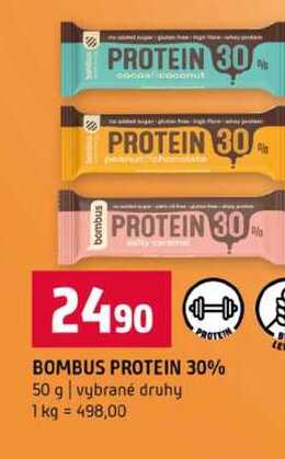 BOMBUS PROTEIN 30% 50 g vybrané druhy 