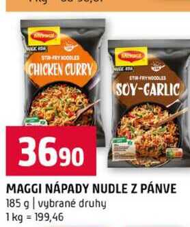 MAGGI NÁPADY NUDLE Z PÁNVE 185 g vybrané druhy 