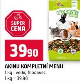 AKINU KOMPLETNÍ MENU 1 kg velký hlodavec