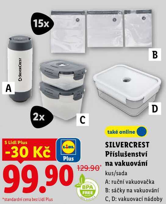 SILVERCREST Příslušenství na vakuování 
