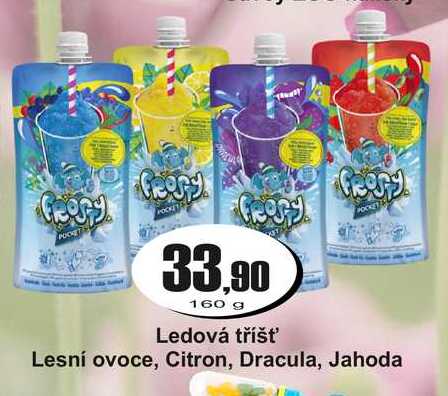 Ledová tříšť❜ Lesní ovoce, Citron, Dracula, Jahoda 160 g