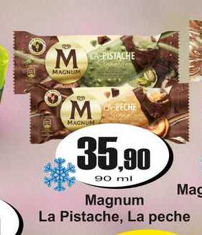 Magnum La Pistache, La peche 90 ml