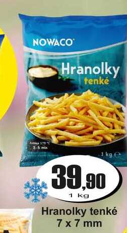 Hranolky tenké 1 kg
