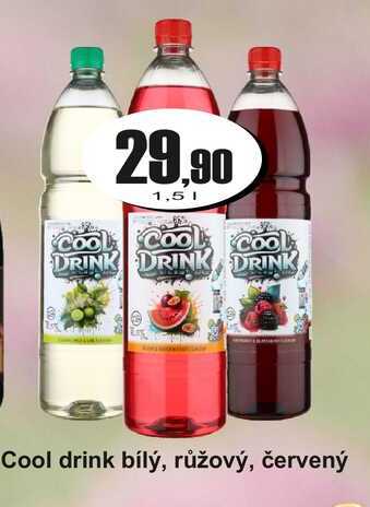 Cool drink bílý, růžový, červený