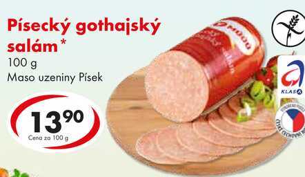 Písecký gothajský salám, 100 g