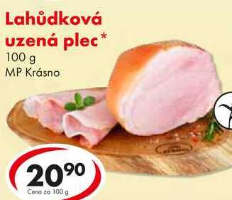 Lahůdková uzená plec, 100 g