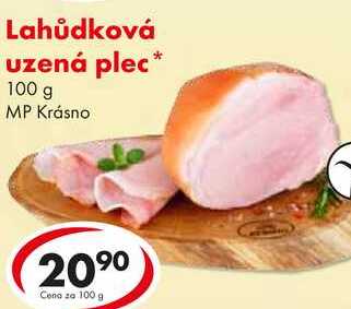 Lahůdková uzená plec, 100 g