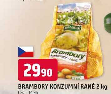 BRAMBORY KONZUMNÍ RANÉ 2 kg