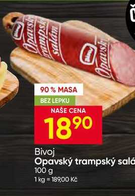 Opavský trampský salám 100 g 